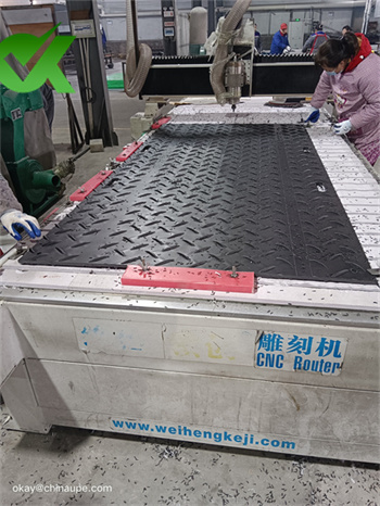 1250x3100mm pink Ground nstruction mats for soft ground